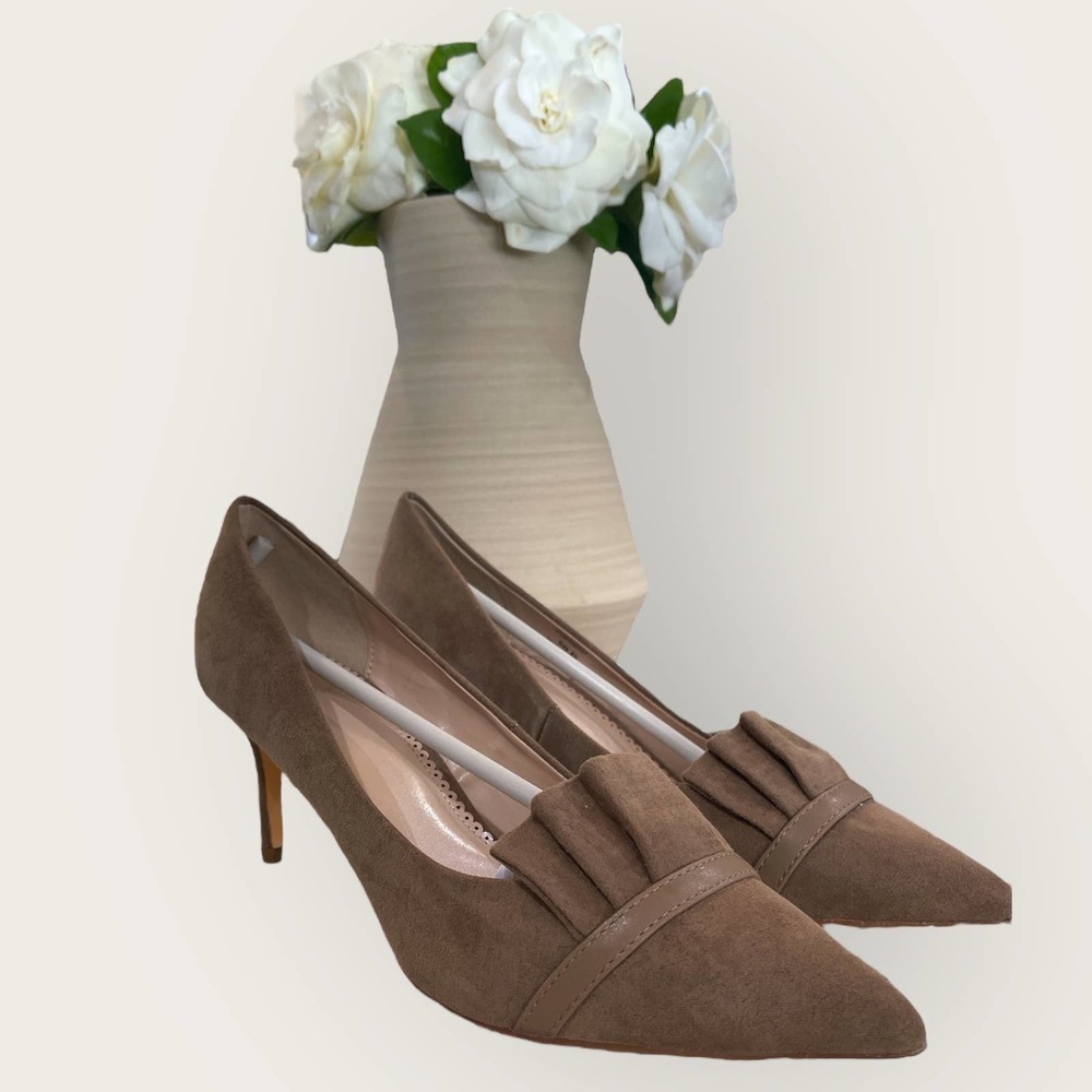 Journee Marek Pump Brown Suede 8.5